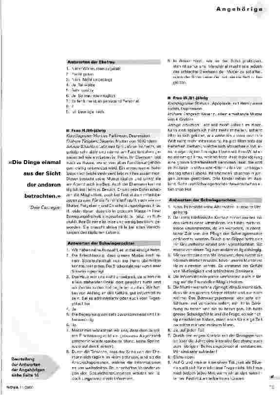 Vorschauseite 2: Aus dem Blickwinkel der Angehörigen