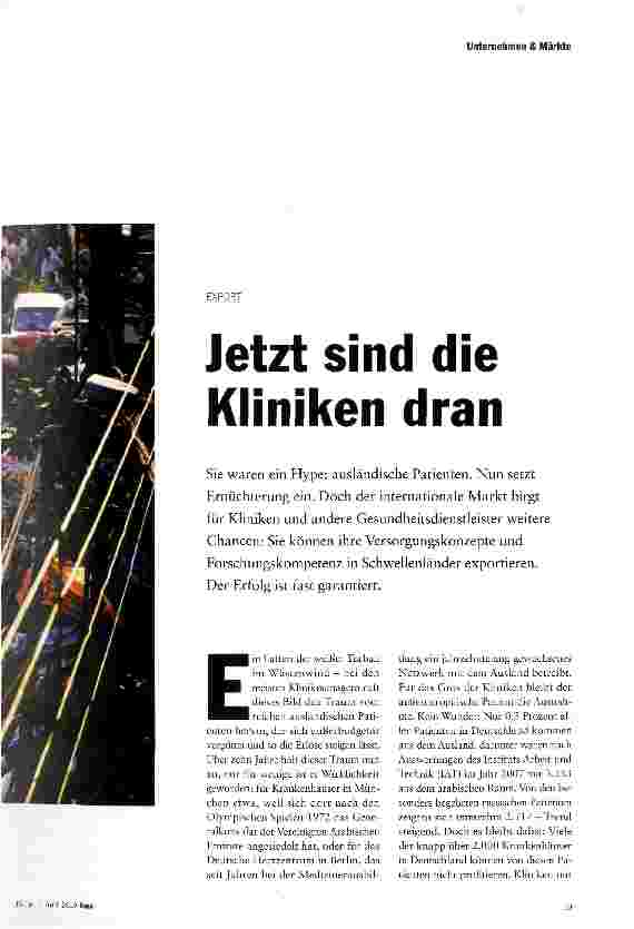 Vorschauseite 2: Jetzt sind die Kliniken dran