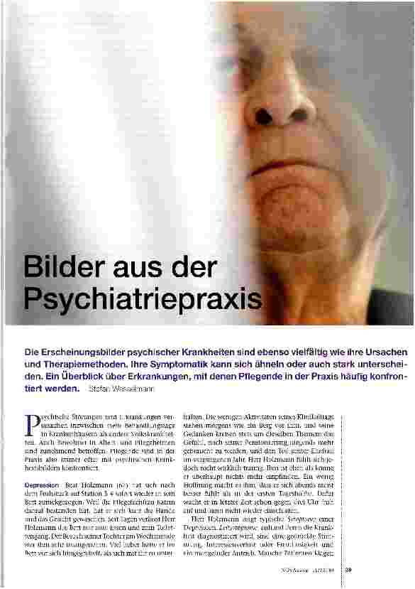 Vorschauseite 1: Bilder aus der Psychiatriepraxis