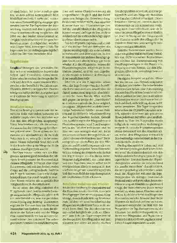 Vorschauseite 3: Das Selbstund Fremdbild von Auszubildenden in der Pflege, Physiotherapie und Ergotherapie und seine Bedeutung für die interprofessionelle Kooperation