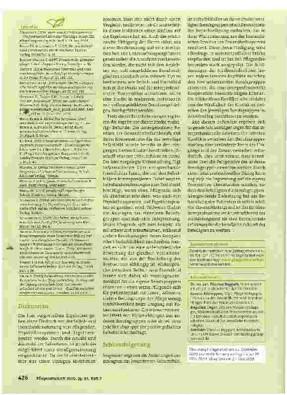 Vorschauseite 5: Das Selbstund Fremdbild von Auszubildenden in der Pflege, Physiotherapie und Ergotherapie und seine Bedeutung für die interprofessionelle Kooperation
