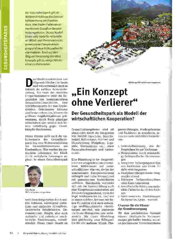 Vorschauseite 1: „Ein Konzept ohne Verlierer
