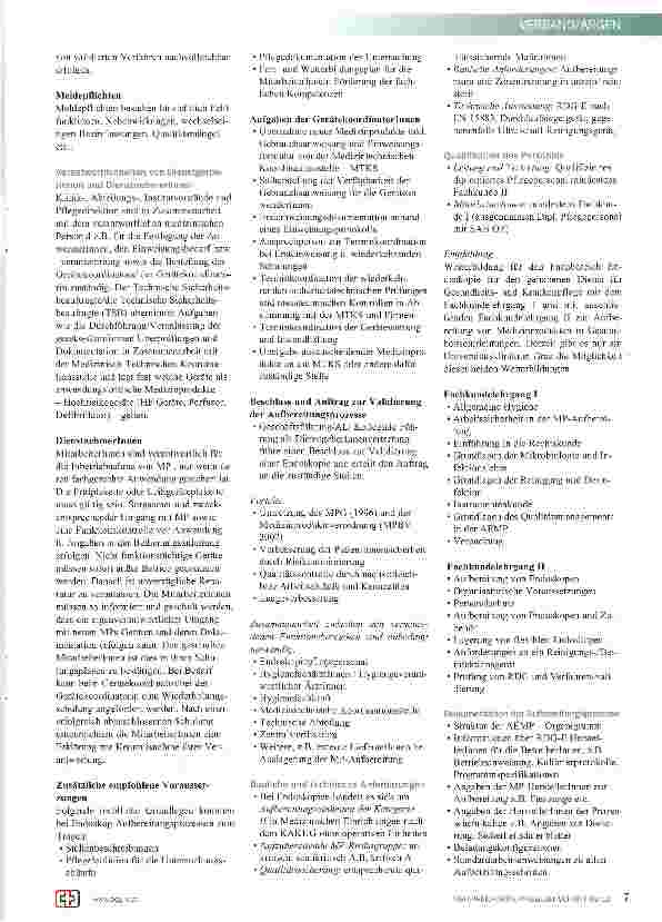 Vorschauseite 2: Vorbereitung zur Validierung des Endoskop-Aufbereitungsprozesses in der Endoskopie