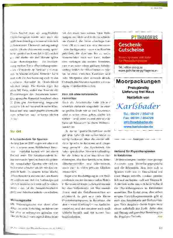 Vorschauseite 2: Arbeiten in Spanien