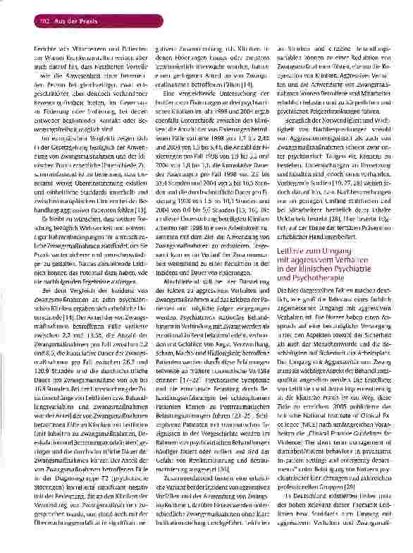 Vorschauseite 2: Therapeutische Maßnahmen bei aggressivem Verhalten in der Psychiatrie und Psychotherapie