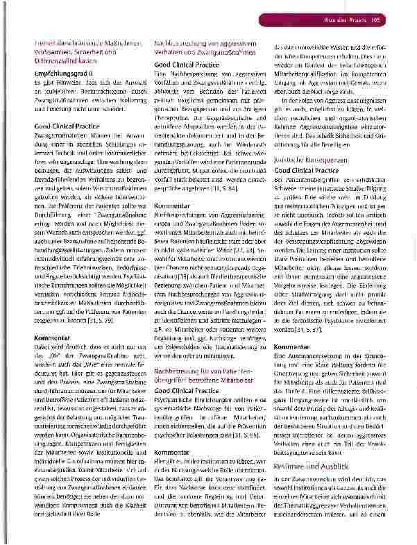 Vorschauseite 5: Therapeutische Maßnahmen bei aggressivem Verhalten in der Psychiatrie und Psychotherapie