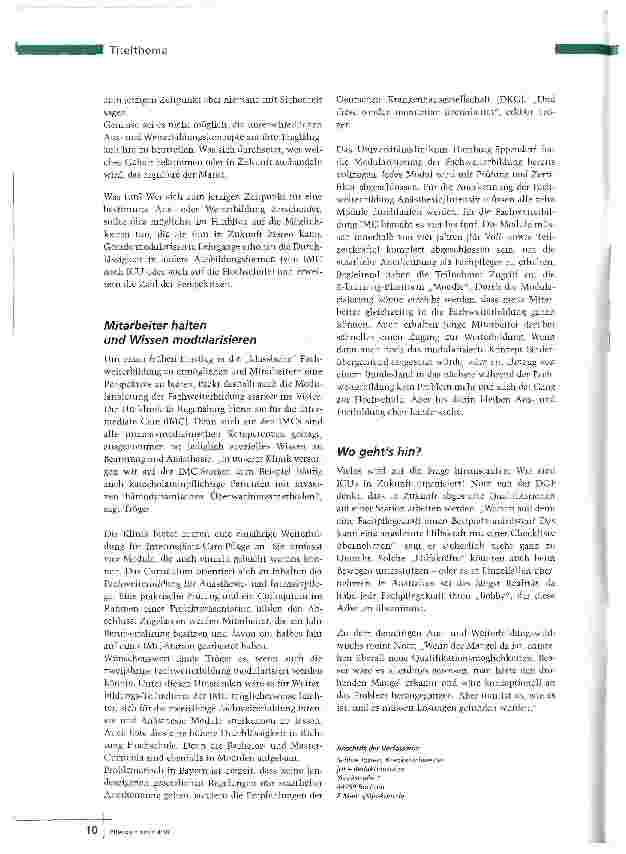 Vorschauseite 5: Nachwuchs dringend gesucht