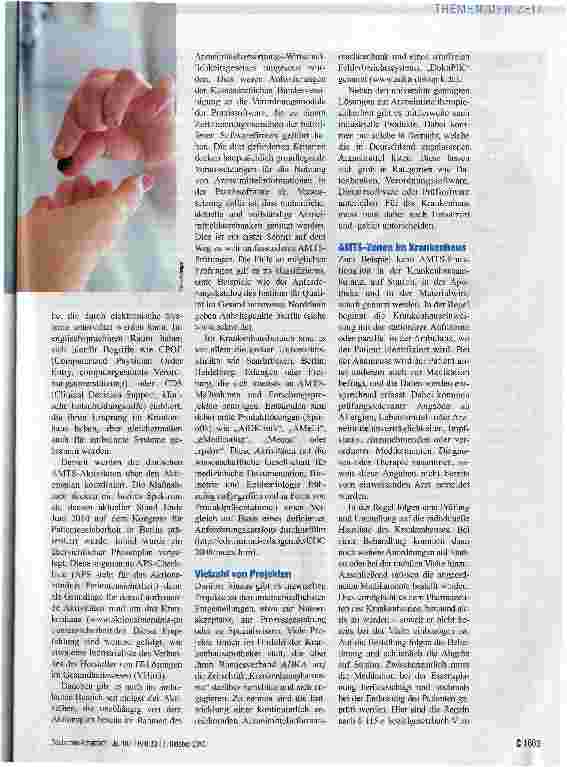 Vorschauseite 2: Krankenhaus als Vorreiter
