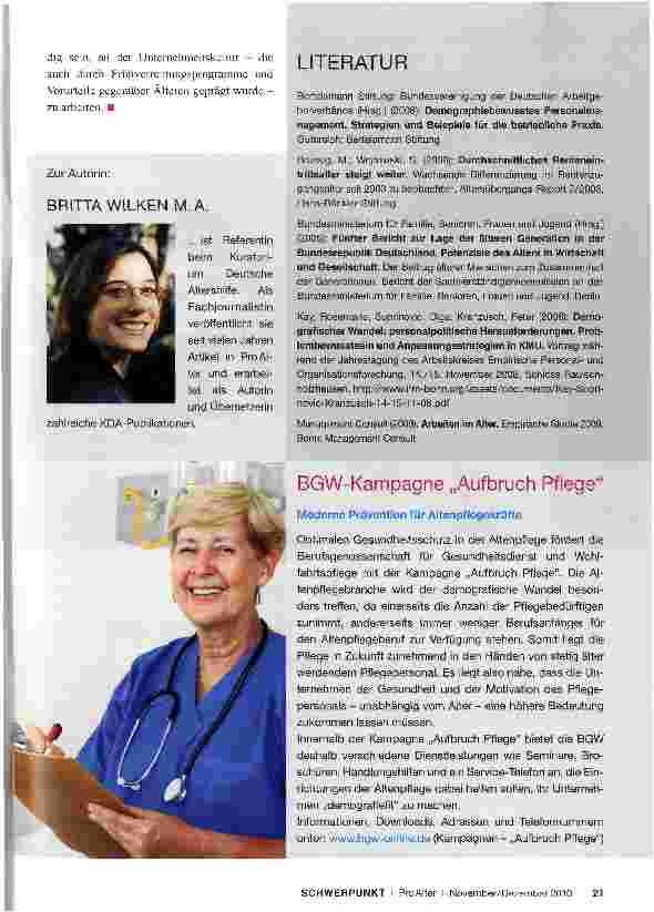 Vorschauseite 4: Personalpolitische Konsequenzen des demografischen Wandels