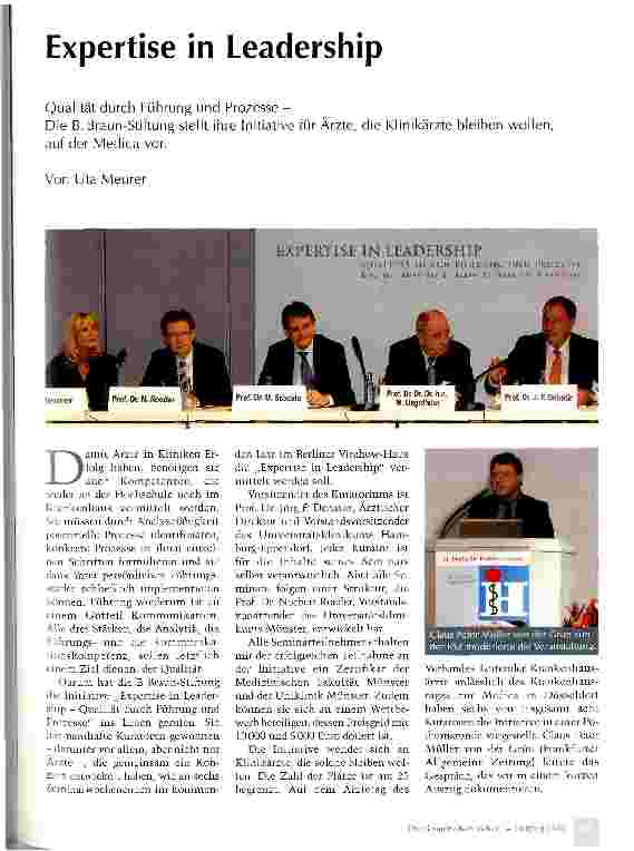 Vorschauseite 1: Expertise in Leadership