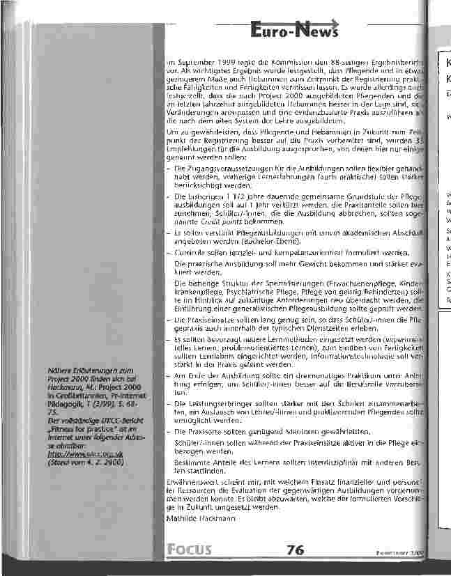 Vorschauseite 2: Evaluation der britischen Pflegeund Hebammenausbildung Fitness for practice
