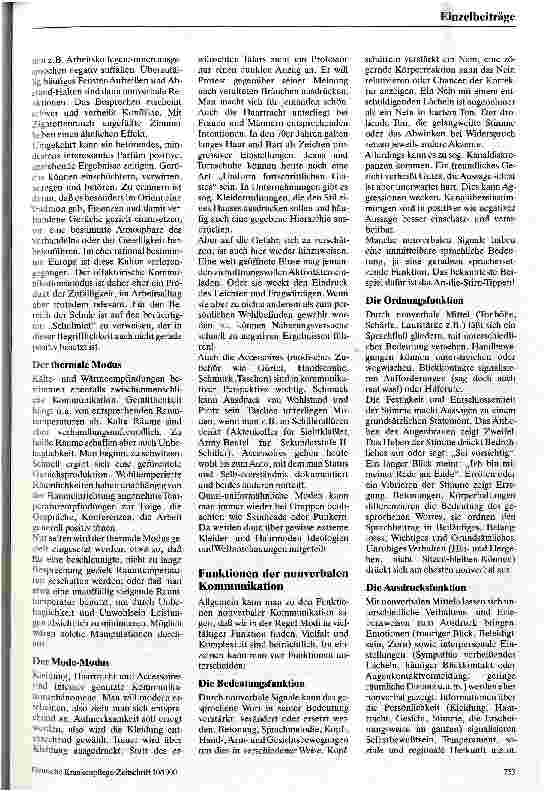 Vorschauseite 3: Nonverbale Kommunikation