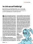 Vorschauseite 1: Im Job sexuell belästigt.