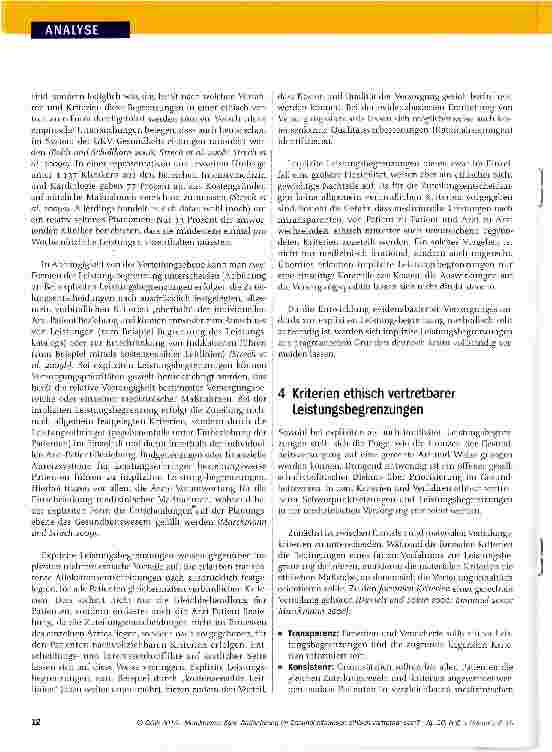 Vorschauseite 5: Kann Rationierung im Gesundheitswesen ethisch vertretbar sein?