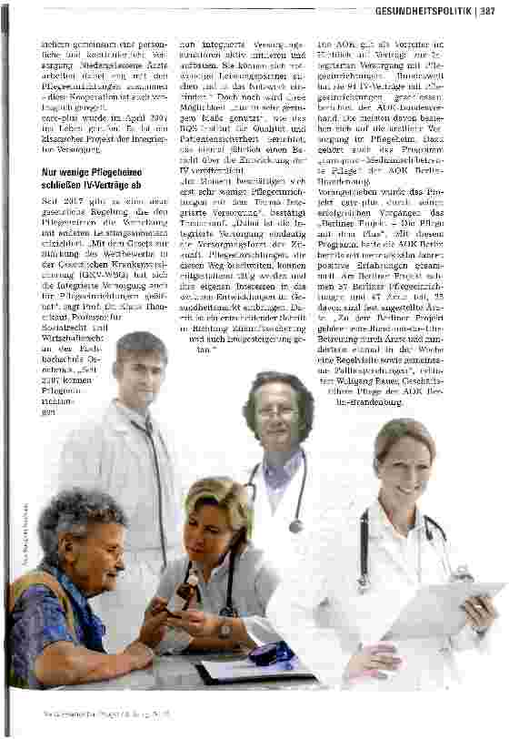 Vorschauseite 2: Mehr Arzte im Pflegeheim