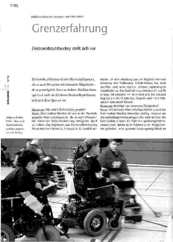 Vorschauseite 1: Grenzerfahrung