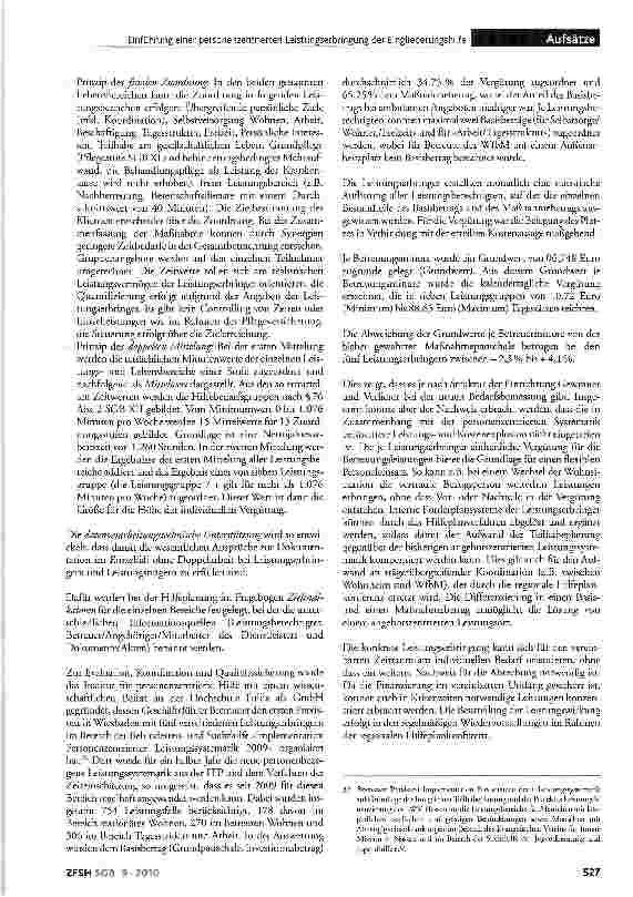 Vorschauseite 5: Einführung einer personenzentrierten Leistungserbringung der Eingliederungshilfe nach dem SGB XII