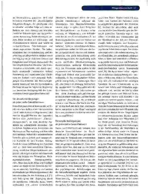 Vorschauseite 2: Gewalt in der Intensivpflege