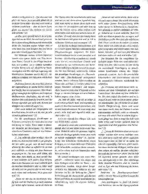 Vorschauseite 4: Gewalt in der Intensivpflege