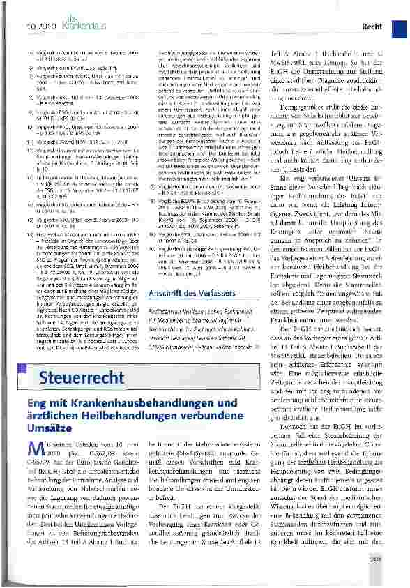 Vorschauseite 4: Dürfen Krankenkassen bei Zahlungsstreitigkeiten Behandlungsunterlagen des Krankenhauses einsehen?