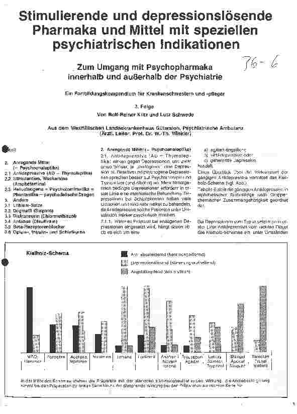 Vorschauseite 1: Zum Umgang mit Psychopharmaka innerhalb und außerhalb der Psychiatrie