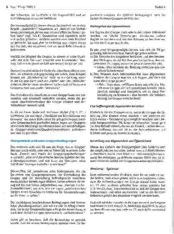 Vorschauseite 4: Psychiatrische Kleinund Großgruppenarbeit Methodisch-didaktische Fragestellungen und pflegerische Aspekte