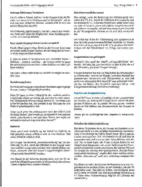 Vorschauseite 5: Psychiatrische Kleinund Großgruppenarbeit Methodisch-didaktische Fragestellungen und pflegerische Aspekte
