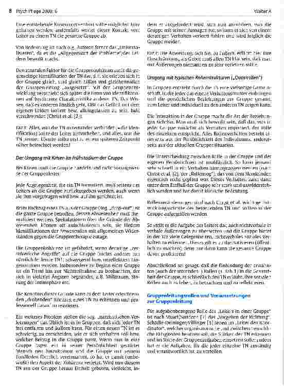 Vorschauseite 6: Psychiatrische Kleinund Großgruppenarbeit Methodisch-didaktische Fragestellungen und pflegerische Aspekte