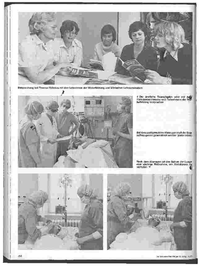 Vorschauseite 2: Überwiegend in der praktischen Arbeit Klaus Benz fotografierte auf Intensivstationen