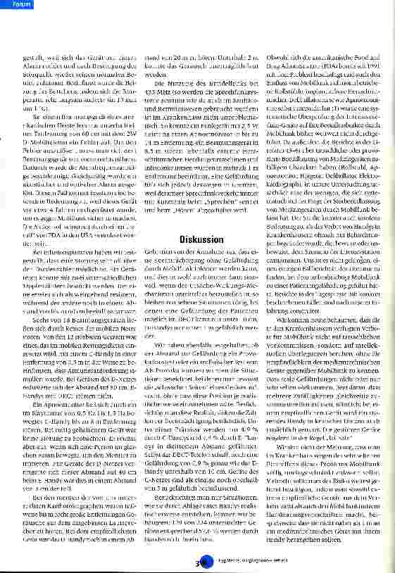 Vorschauseite 3: Mobilfunk im Krankenhaus