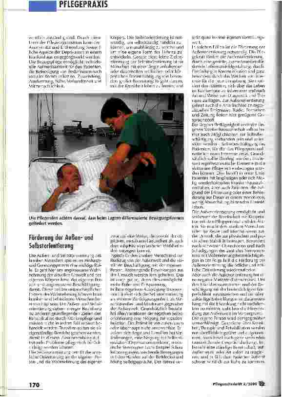 Vorschauseite 2: Körper und Seele als Einheit erfahren Ziele der Rehabilitation in der Krankenpflege / Teil 2