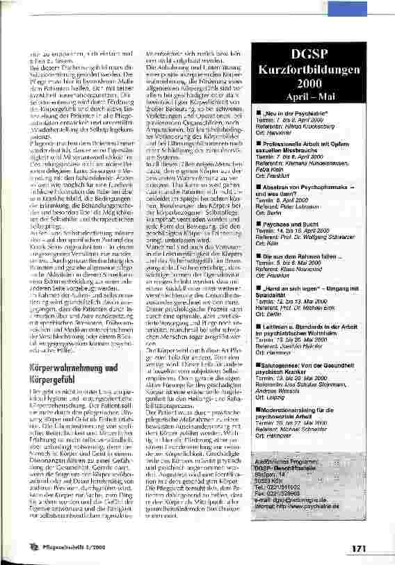 Vorschauseite 3: Körper und Seele als Einheit erfahren Ziele der Rehabilitation in der Krankenpflege / Teil 2
