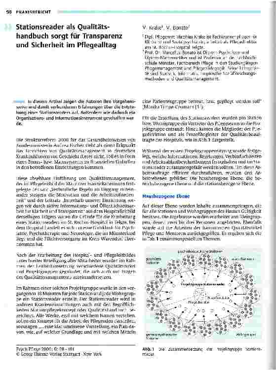 Vorschauseite 1: Stationsreader als Qualitätshandbuch sorgt für Transparenz und Sicherheit im Pflegealltag
