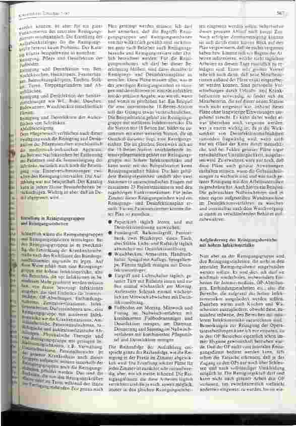 Vorschauseite 2: Organisatorische und verwaltungstechnische Aspekte der Krankenhausreinigung