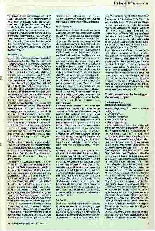 Vorschauseite 2: Die Intensivmedizin - Ein Fachbereich im Spannungsfeld zwischen den Möglichkeiten moderner Medizin und ethischer Verantwortung