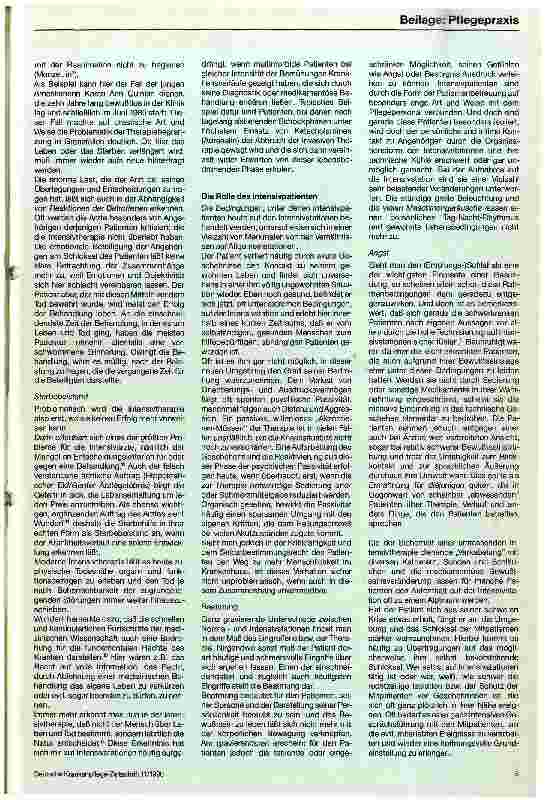 Vorschauseite 4: Die Intensivmedizin - Ein Fachbereich im Spannungsfeld zwischen den Möglichkeiten moderner Medizin und ethischer Verantwortung