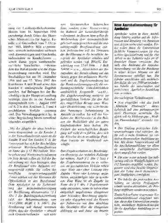 Vorschauseite 2: Werbeartikel in der Apotheke weitgehend unzulässig