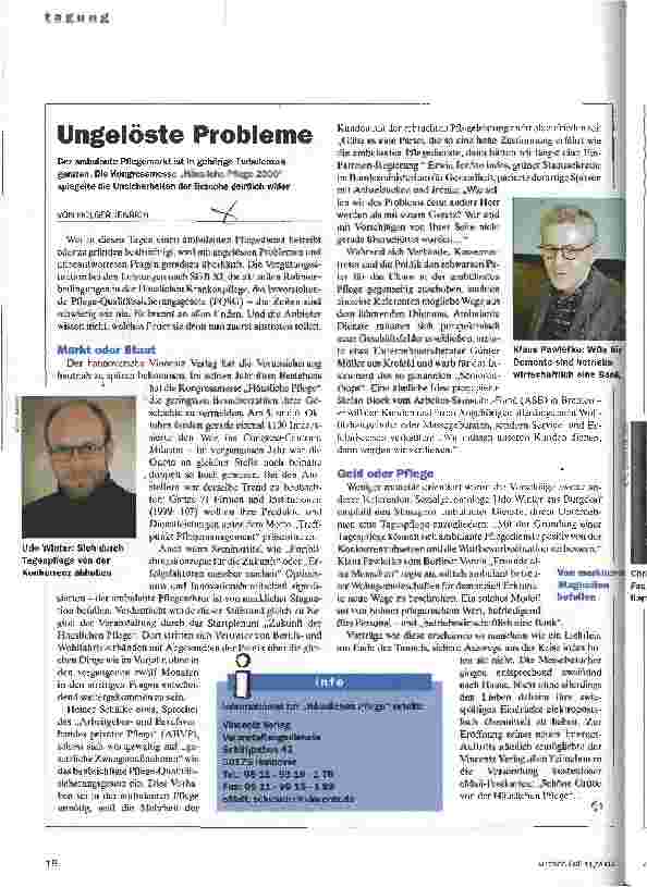 Vorschauseite 1: Ungelöste Probleme
