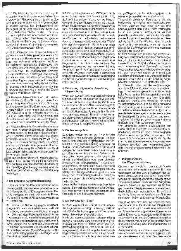 Vorschauseite 2: Rechtsfragen bei der durchführung einfacher Diagnostischer Eingriffe durch das Pflegepersonal