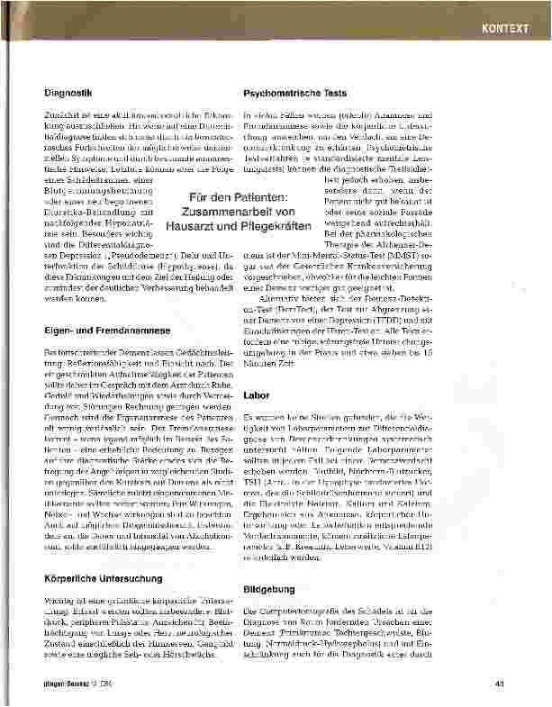 Vorschauseite 2: Unterstützung, Versorgung und gute Pflege