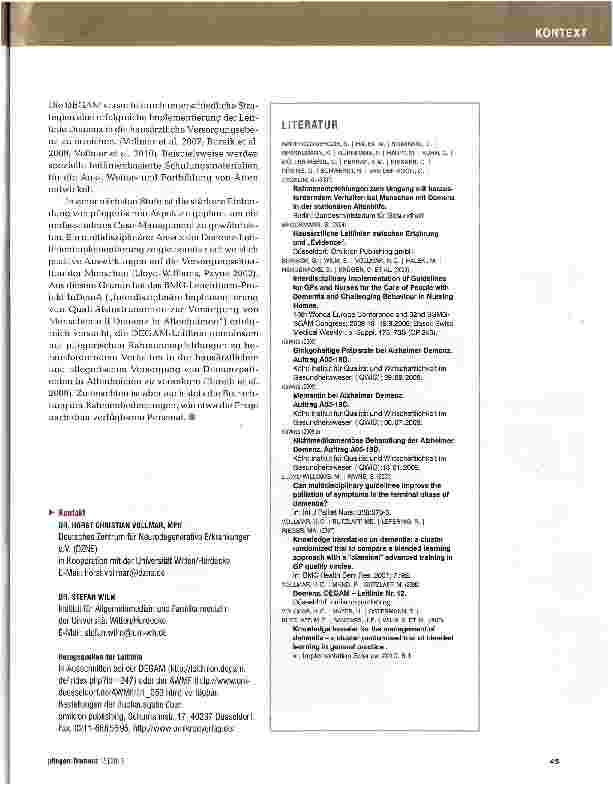 Vorschauseite 4: Unterstützung, Versorgung und gute Pflege