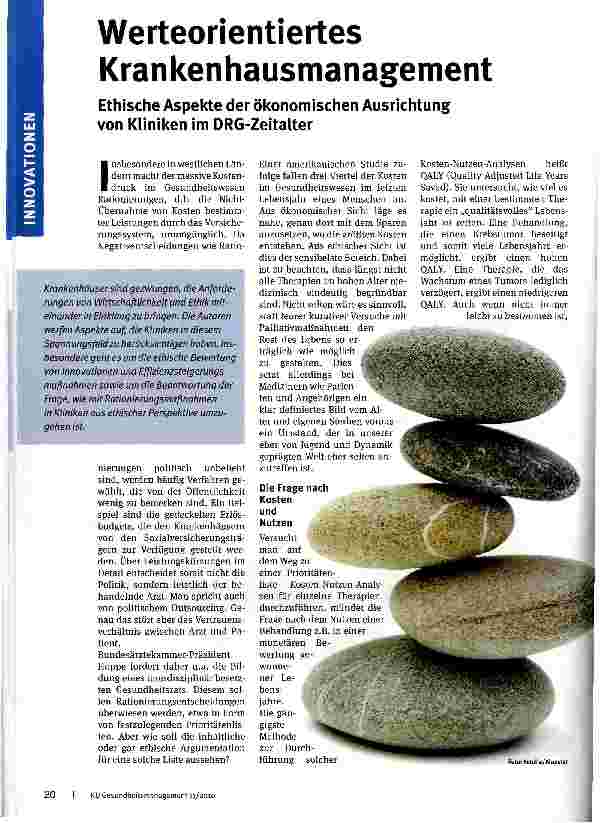 Vorschauseite 1: Weiteorientiertes Krankenhausmanagement