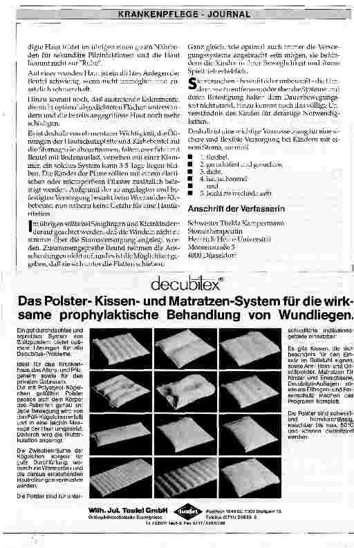 Vorschauseite 2: Stomaversorgung bei Säuglingen und Kindern
