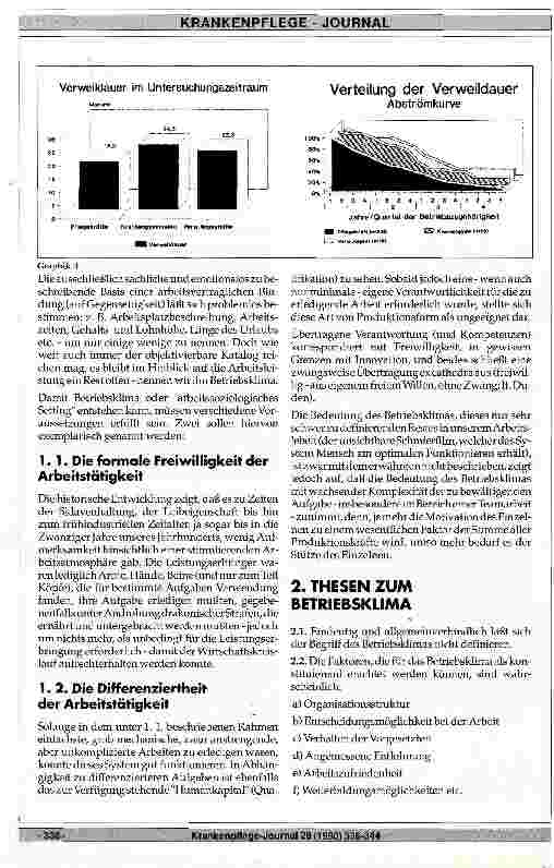 Vorschauseite 2: Dauer der Betriebszugehörigkeit - ein Indikator für gutes Betriebsklima? - Eine Untersuchung des RKU -