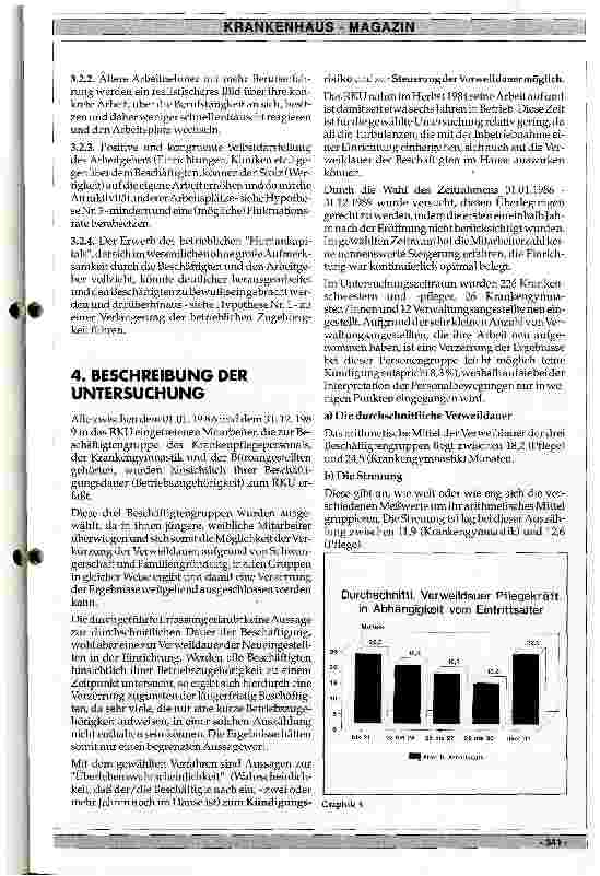 Vorschauseite 5: Dauer der Betriebszugehörigkeit - ein Indikator für gutes Betriebsklima? - Eine Untersuchung des RKU -