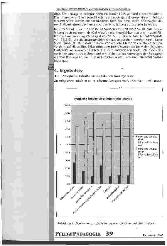 Vorschauseite 3: Verbesserung der Strukturqualität der Pflegeausbildung durch Einrichtung eines Informationsnetzwerkes