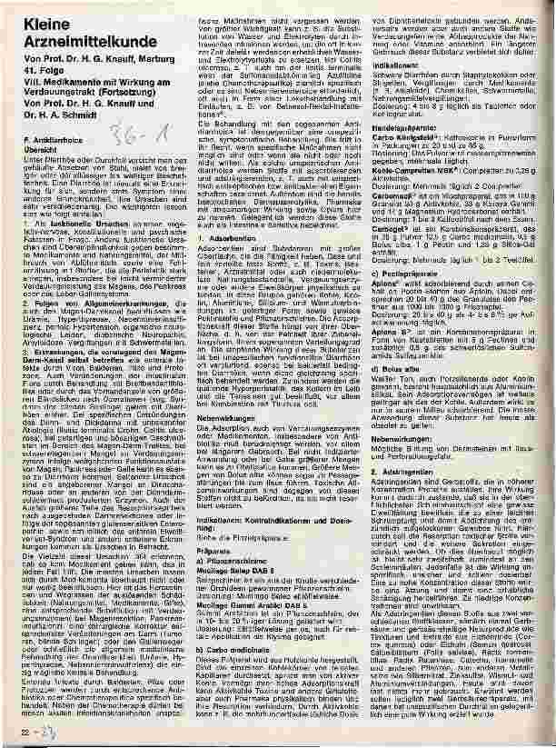 Vorschauseite 1: Kleine Arzneimittelkunde