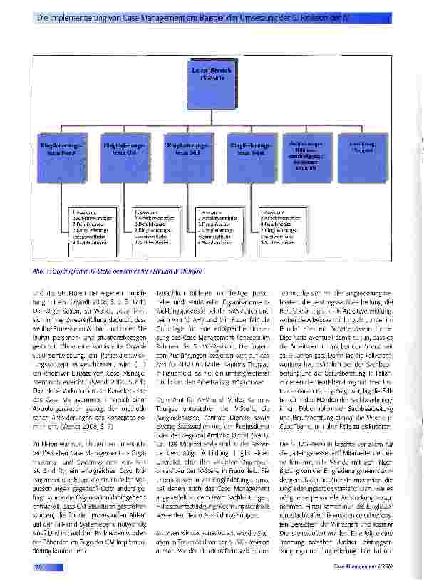 Vorschauseite 3: Die Implementierung von Case Management am Beispiel der Umsetzung der 5. Revision der eidgenössischen Invalidenversicherung
