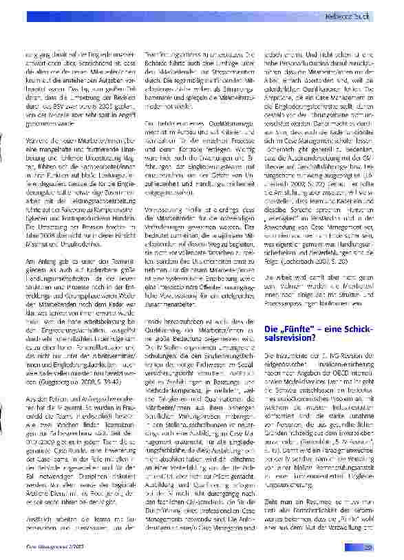 Vorschauseite 4: Die Implementierung von Case Management am Beispiel der Umsetzung der 5. Revision der eidgenössischen Invalidenversicherung