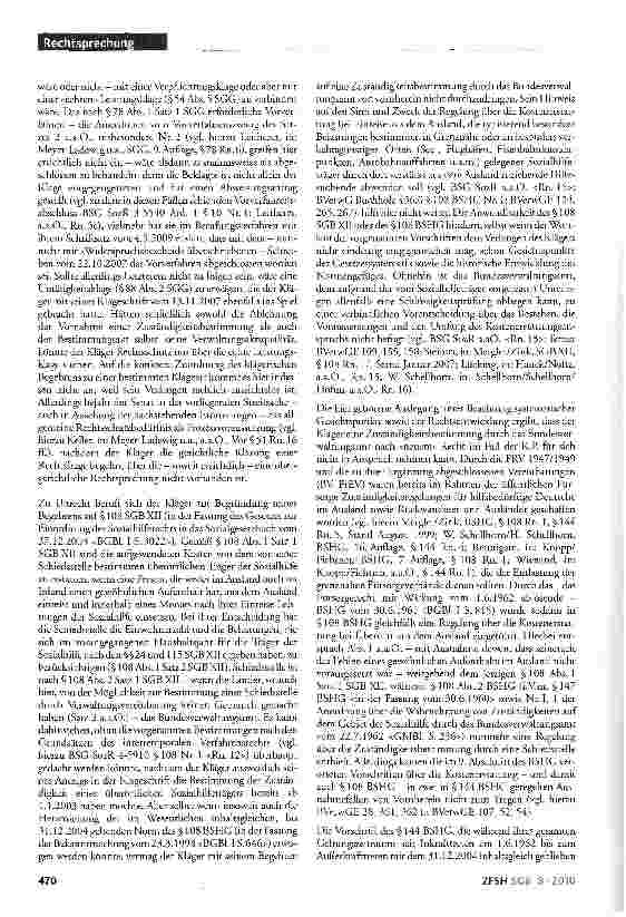Vorschauseite 3: Überörtlicher Sozialhilfeträger; Zuständigkeitsbestimmung durch Bundesverwaltungsamt; Kostenerstattungsfälle